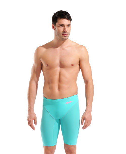 Arena Men's Powerskin Impulso Jade Aura Technical Jammer - Seaglass