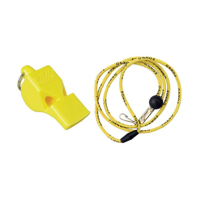 Fox 40 CLASSIC SAFETY whistle with lanyard