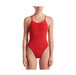 Nike Hydrastrong Solid Lace Up Tie Back One Piece Swimsuit 