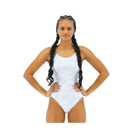 TYR Durafast Elite Women's Cutoutfit Swimsuit - Whiteout Camo