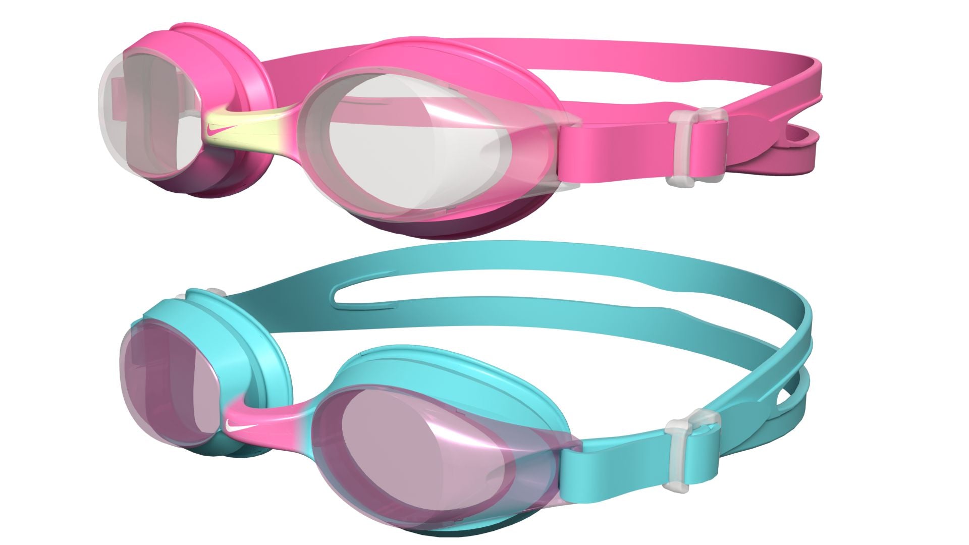 childrens swimming goggles Nike Kids' Lil' Swoosh Swim Goggles 2-Pack