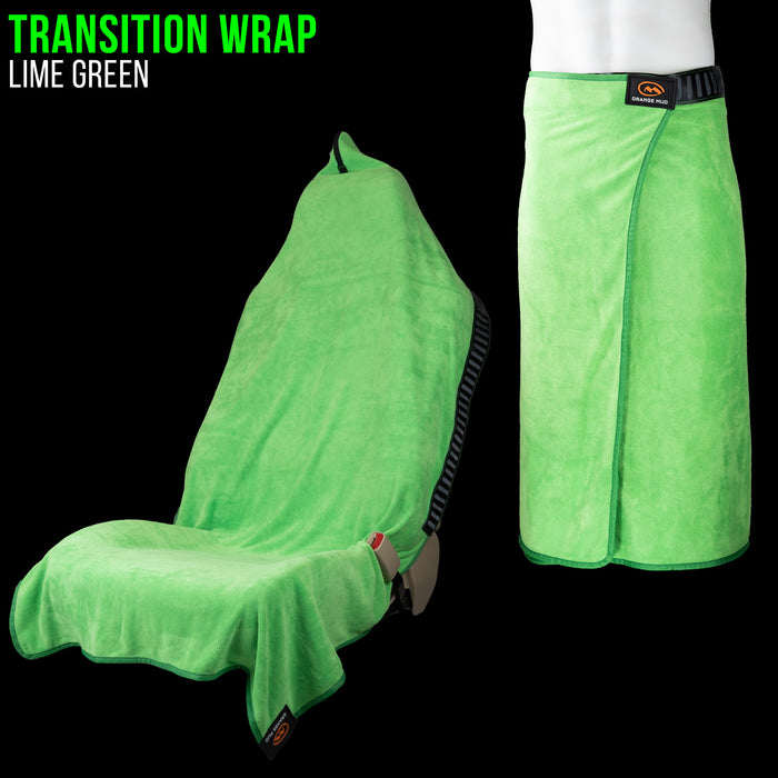 Orange Mud Transition Wrap: Multipurpose Microfiber Towel & Car Seat Cover - Ideal for Athletes