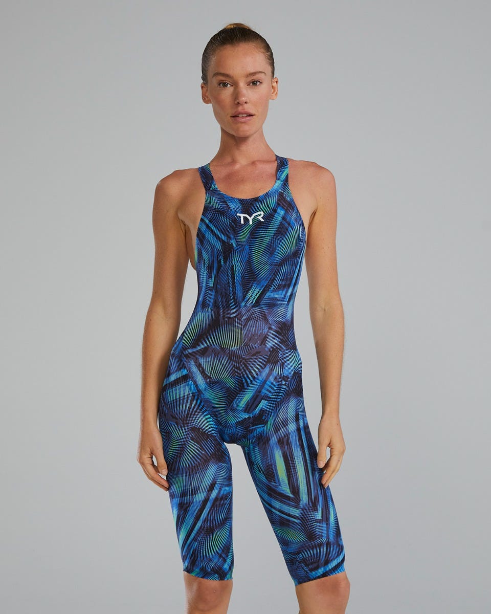 TYR Women's Avictor Open Back One Piece Swimsuit - Helux | Swim2000