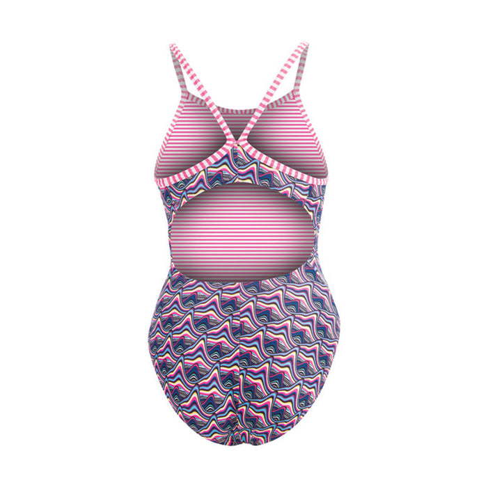 Dolfin Uglies Candy Mountain V-2 Back One Piece Swimsuit