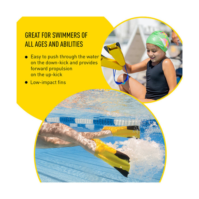 FINIS Z2 Gold Zoomers Swim Fins