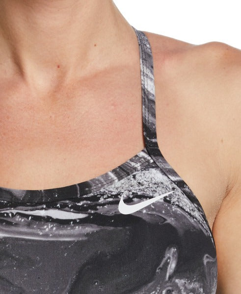 Nike Hydrastrong Crystal Wave Racerback One Piece