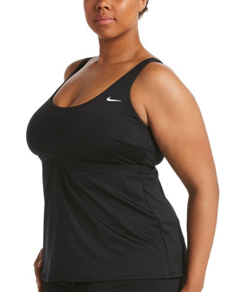 Nike Plus Size Essentials Scoop Neck Tankini Top