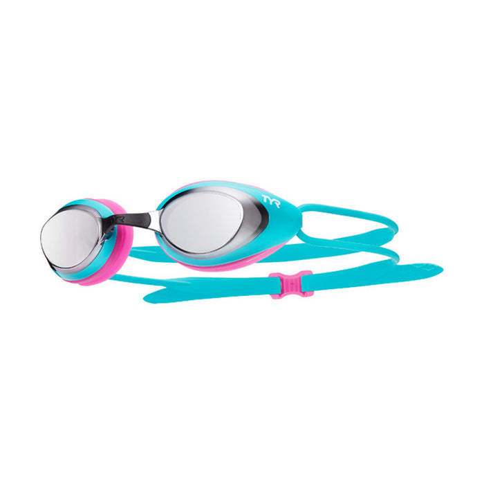 Tyr Black Hawk Racing Mirrored Swim Goggles