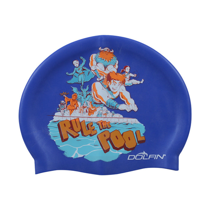 Dolfin Swim Cap RULE THE POOL