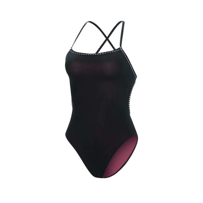 Dolfin Uglies Revibe Solid Tie-Back One Piece Swimsuit