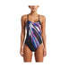 Nike Space Highway Cut Out One Piece Swimsuit