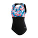 Dolfin Aquashape Wildflowers High Neck Clasp Back Swimsuit