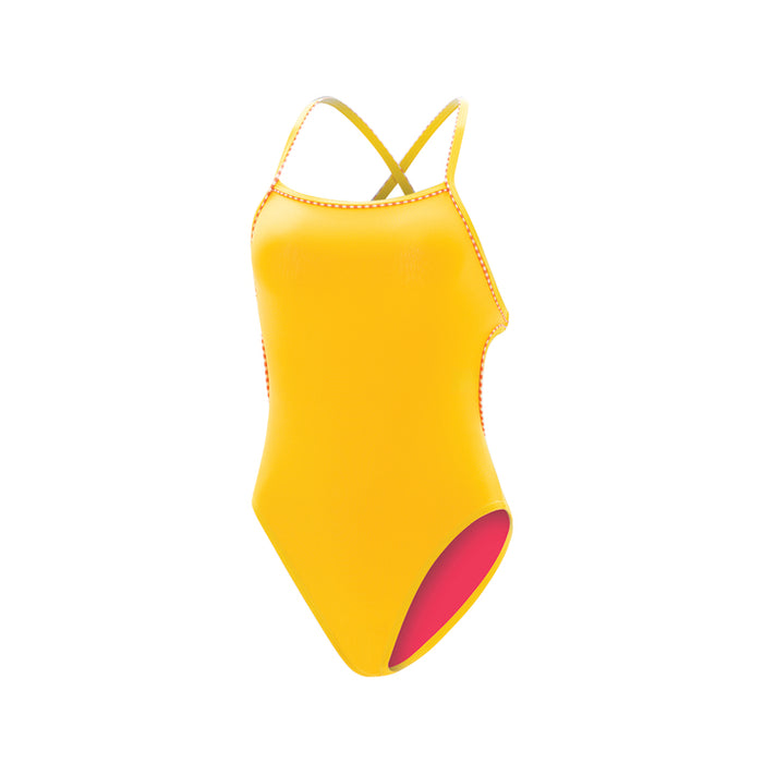 Dolfin Uglies Revibe Solid Tie-Back One Piece Swimsuit