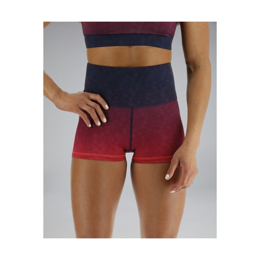 Tyr Base Kinetic Women's High-Rise 2in Shorts - Ember