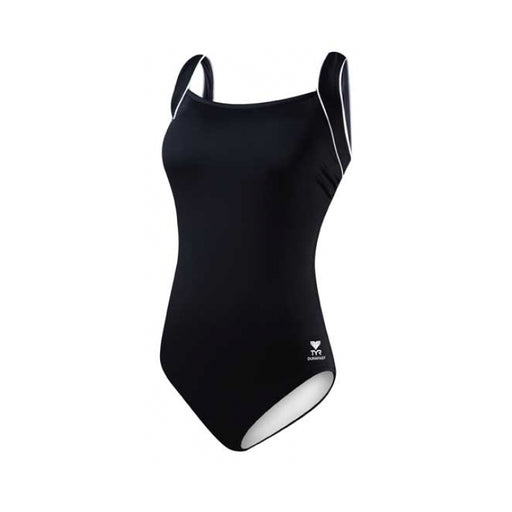Tyr Solid Square Neck Tank Swimsuit