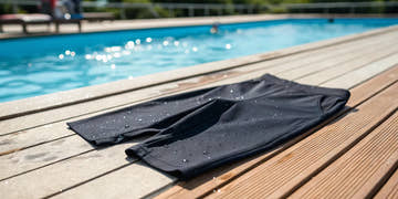 A pair of black swim jammers perfect for competitive swimming.
