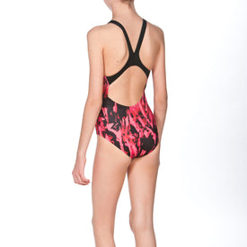 Arena Girl's One Piece Swimsuit PAINTED Pro Back  Girls One Piece  Arena