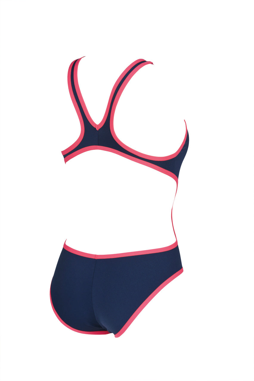 Women's Arena One Biglogo One Piece Swimsuit - Open-Back