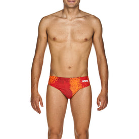 Arena Men's Palm Forest Front Lining Swim Brief  Swimming Briefs for Men  Arena