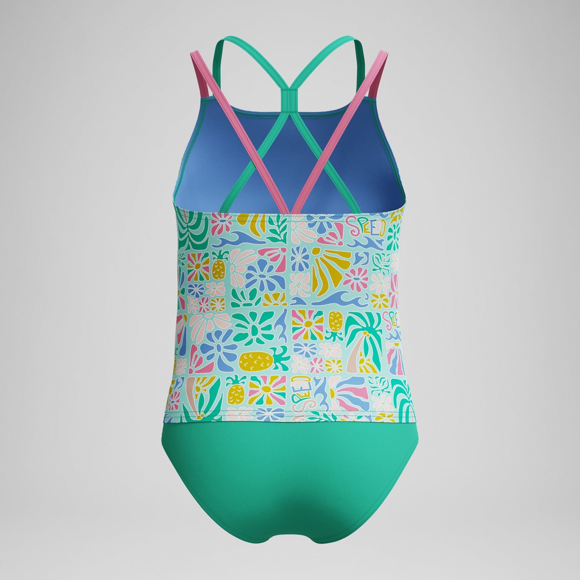 Speedo Two-Piece Swimsuit Tankini for Girls  Girls Tankini  Speedo