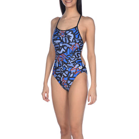Arena W Usa Allover Booster Back One Piece  Competition Swimsuits  Arena