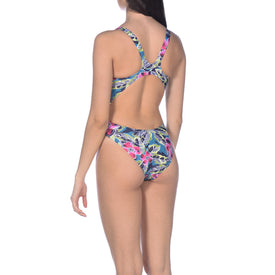 Arena W Tropical Sketch Swim Tech One Piece  One Piece Swimsuits  Arena