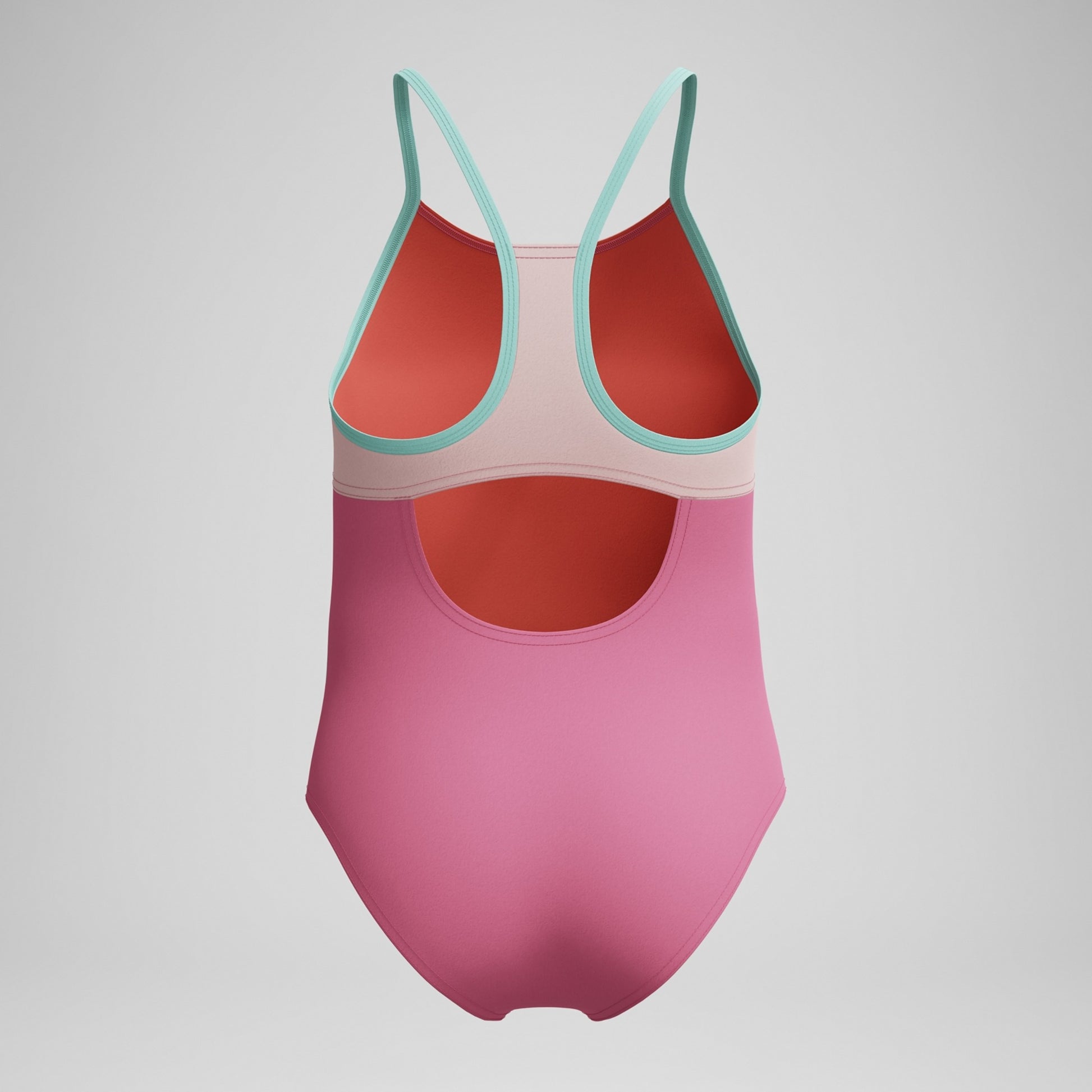 Speedo Girls' Radiating Splice One Piece Swimsuit  One Piece Swimsuits  Speedo