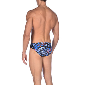 Arena M USA Allover Brief  Swimming Briefs for Men  Arena