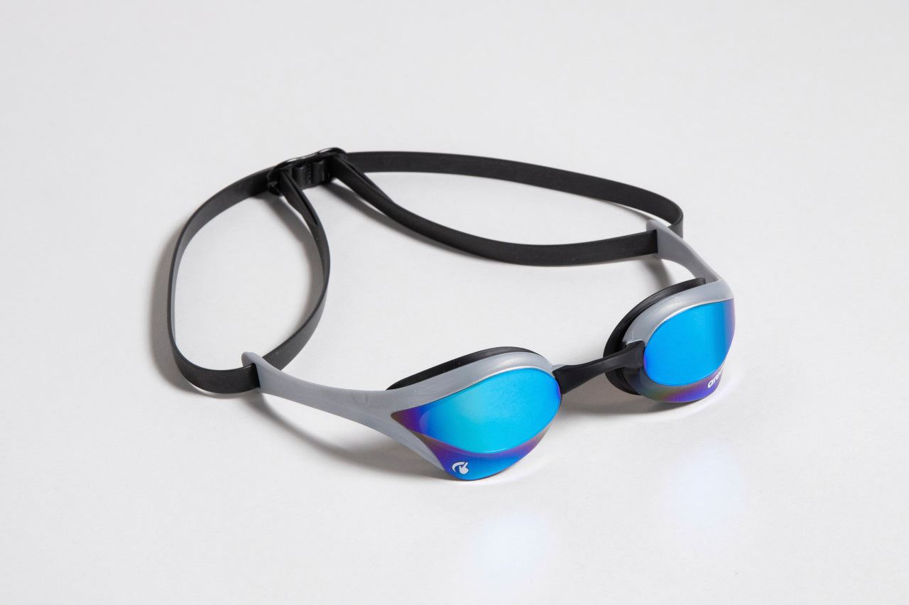 cobra ultra swipe mirror goggles Arena Cobra Ultra Mirror Swimming Goggles Blue Yellow