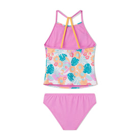 Speedo Girls Print High Neck Tankini Set  Girls Tankini  Speedo