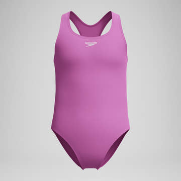 Speedo Girls’ Solid Racerback One Piece Swimsuit  Girls One Piece  Speedo
