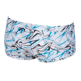 Arena Men's Flora Logo Reversible Low Waist Short  Men's Square-Leg Swimsuits  Arena