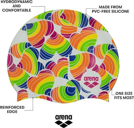 Arena Pride Silicone Cap  Swim Caps  Arena