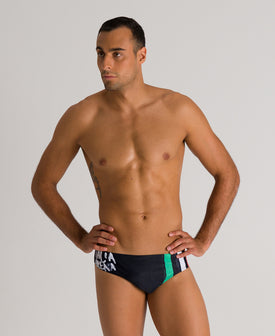 Arena Men's Country Flags Brief  Men's Square-Leg Swimsuits  Arena