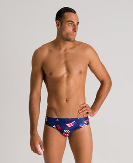 Arena Men's Brief GRAFFITI USA  Competition Swimsuits  Arena