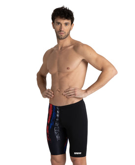 Arena Man Team Painted Stripes Jammer  Swim Jammers  Arena