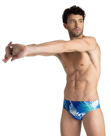 Arena M Palm Print Brief  Swimming Briefs for Men  Arena