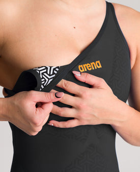 Arena Tech Suit Womens Powerskin Carbon Glide Open Back  Technical Swimsuits  Arena