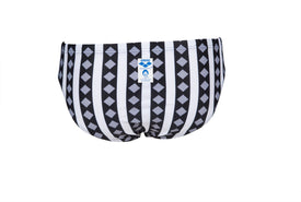 Arena Men's Mark Spitz Allover Print Brief  Competition Swimsuits  Arena