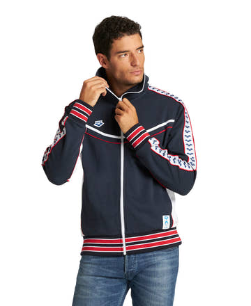 Arena Men's Mark Spitz Front Zip Jacket  Jacket  Arena