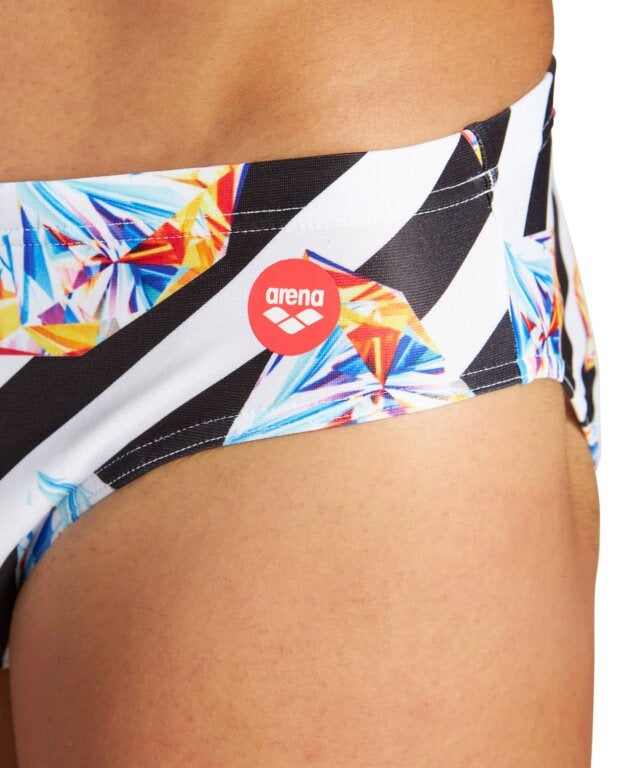Arena Men's Crazy Diamonds Swim Brief  Swimming Briefs for Men  Arena