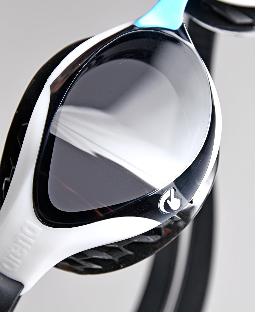 Arena Unisex Air Bold Swipe Goggles, Black/White