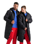 Arena Unisex Team Parka Solid – Warm, Water-Resistant Swim Parka for Swimmers  Swim Parkas  Arena
