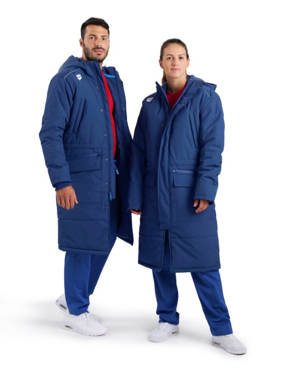 Arena Unisex Team Parka Solid – Warm, Water-Resistant Swim Parka for Swimmers  Swim Parkas  Arena