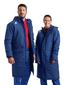 Arena Unisex Team Parka Solid – Warm, Water-Resistant Swim Parka for Swimmers  Swim Parkas  Arena