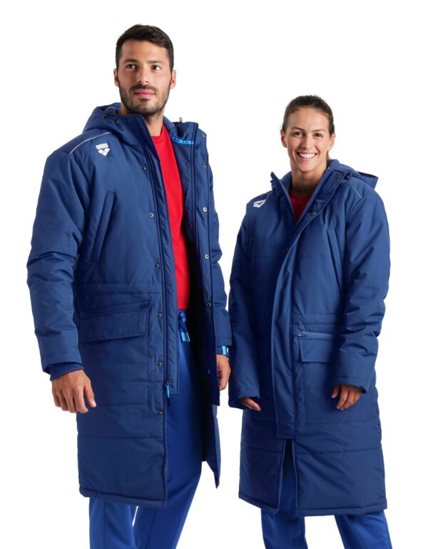 Arena Unisex Team Parka Solid – Warm, Water-Resistant Swim Parka for Swimmers  Swim Parkas  Arena