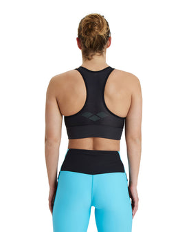 Arena Women Bra Top Mesh Back  Swim T-shirts  Arena