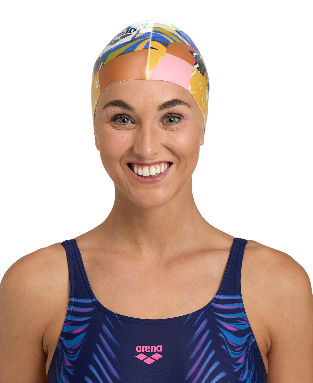 Arena HD Print Silicone Swim Cap | Swim2000.com