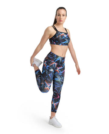 Arena Women's 7/8 Tights Panel Allover Print  Technical Swimsuits  Arena