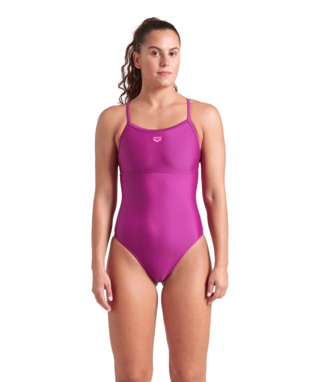 Arena Women's Arena Solid Lightdrop Back One Piece Swimsuit  One Piece Swimsuits  Arena